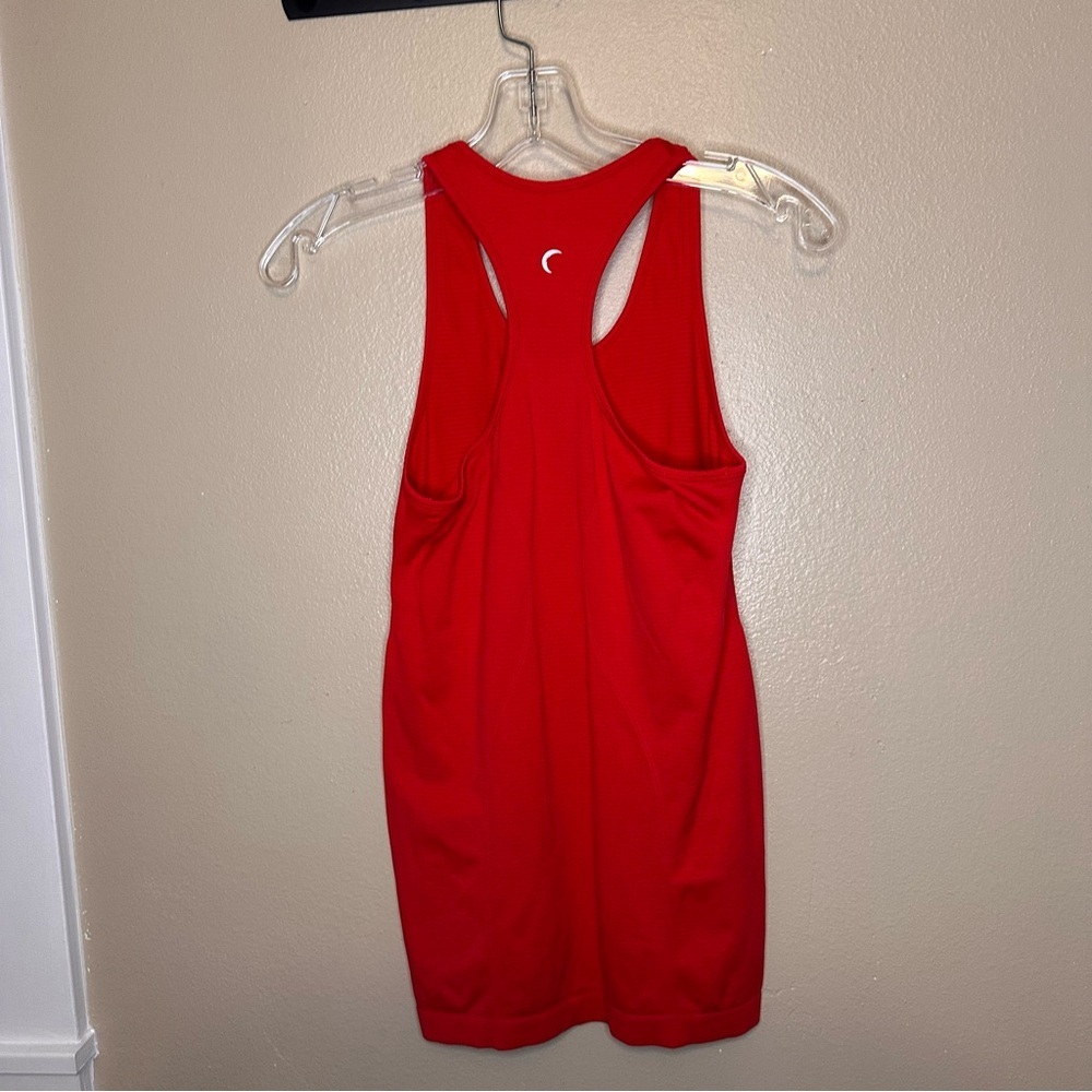 ZYIA Red Fitted Tank Top Racerback Size XS - Picture 3 of 4
